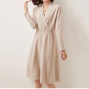 Cashmere wool knitted jumper sweater dress NWT